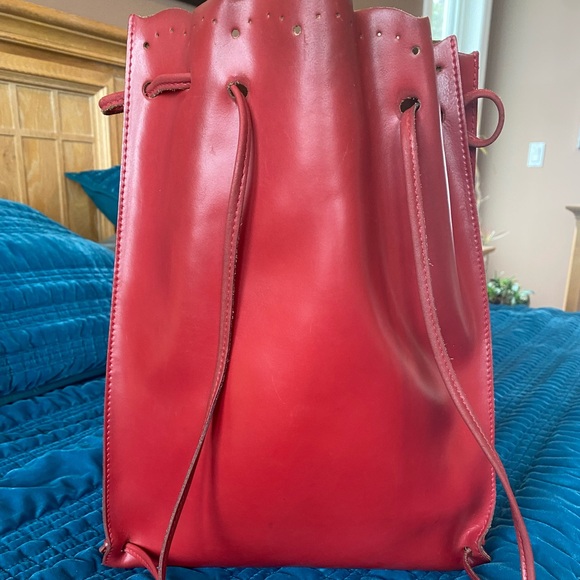 Furla red leather bag - Picture 2 of 6